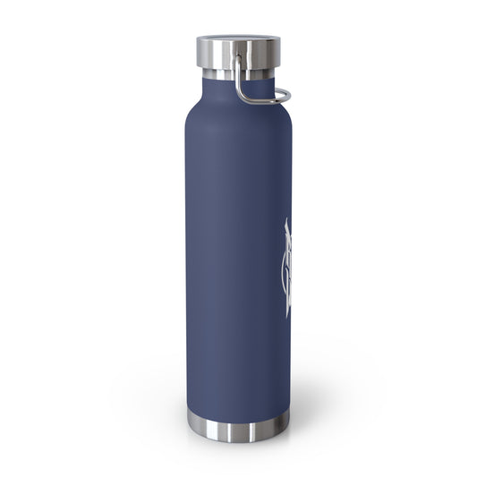Rock West 22oz Copper Vacuum Insulated Bottle – Stainless Lid Travel Water Bottle