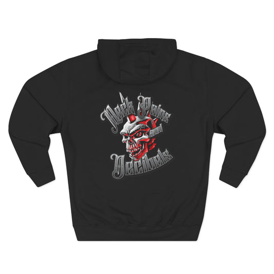 Rock Hoodie — Heavy Metal Skull Graphic Pullover