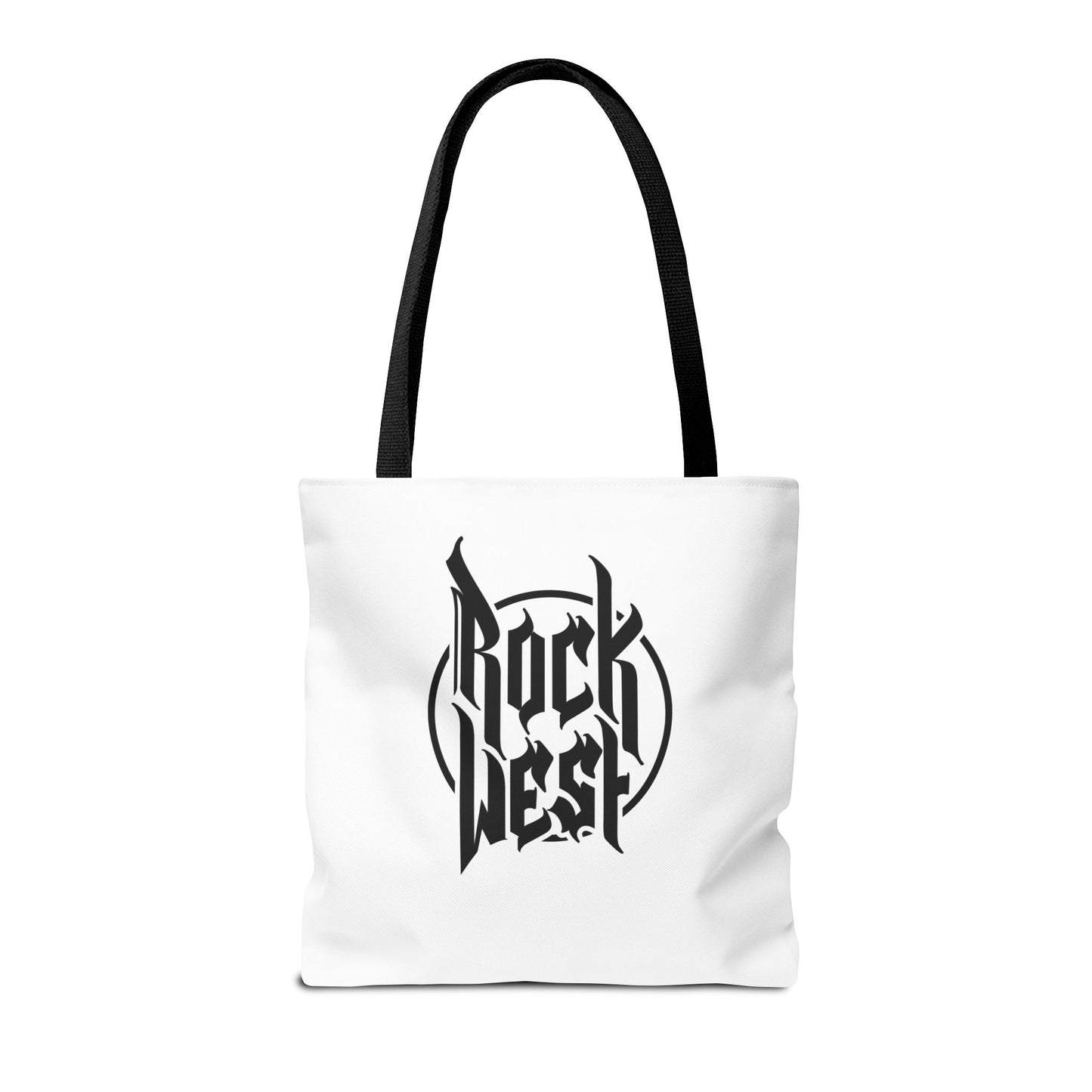 Rock West Logo Tote Bag — Band Merch Canvas Tote for Concerts & Everyday Use