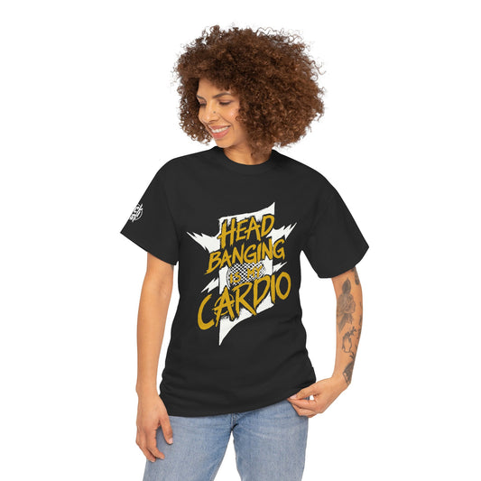 Headbanging Is My Cardio YELLOW T-Shirt