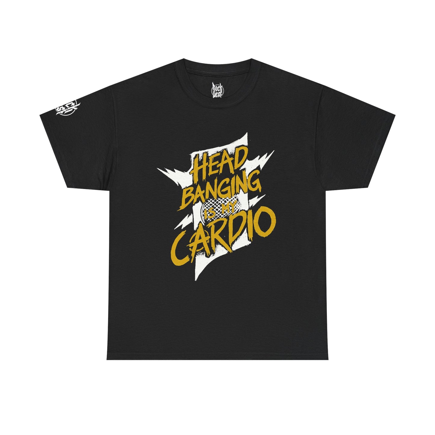 Headbanging Is My Cardio YELLOW T-Shirt