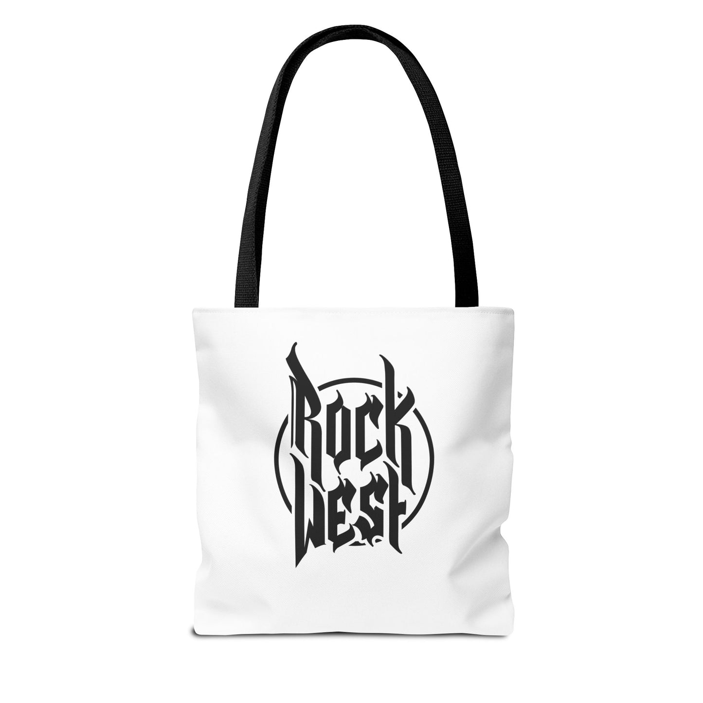 Rock West Logo Tote Bag — Band Merch Canvas Tote for Concerts & Everyday Use