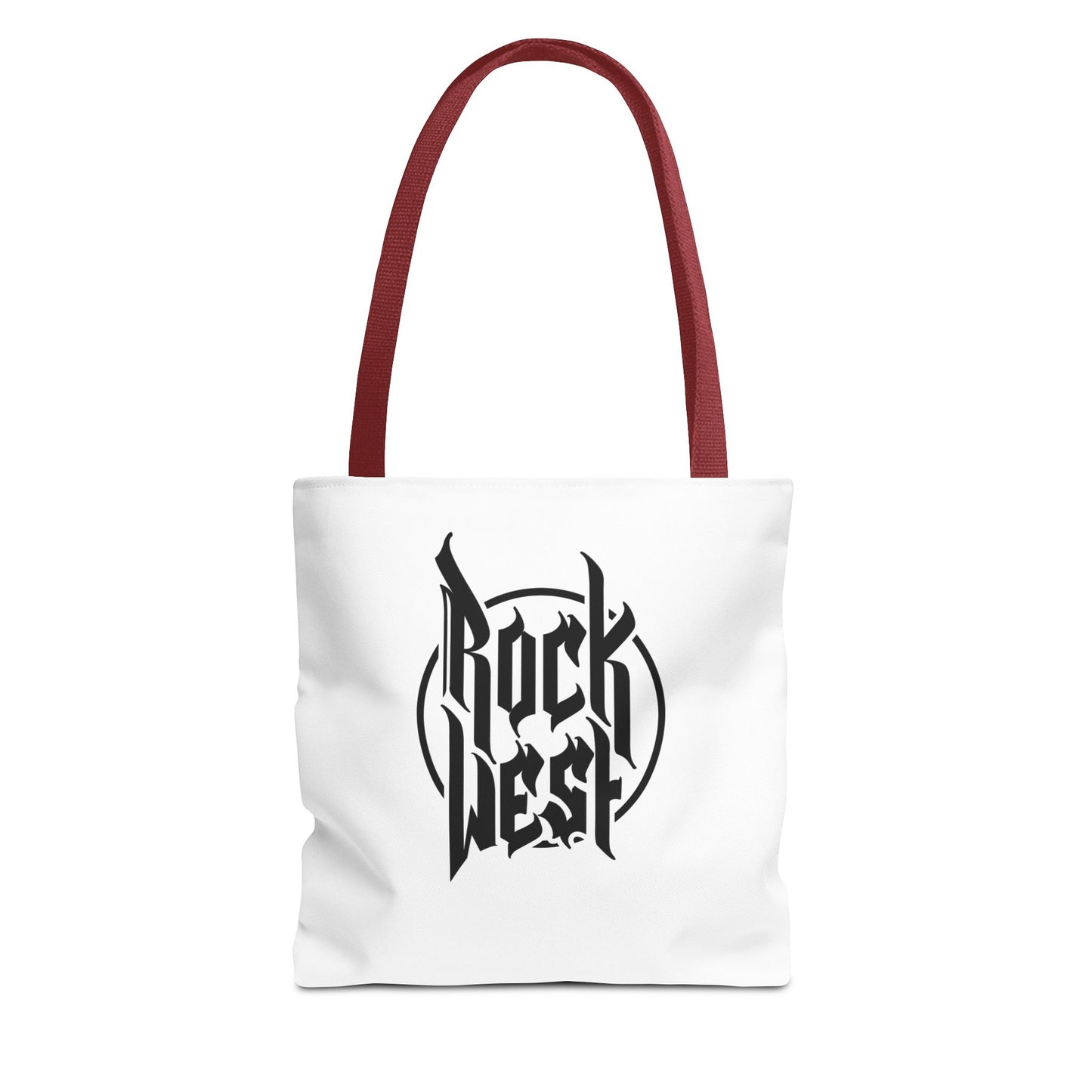 Rock West Logo Tote Bag — Band Merch Canvas Tote for Concerts & Everyday Use