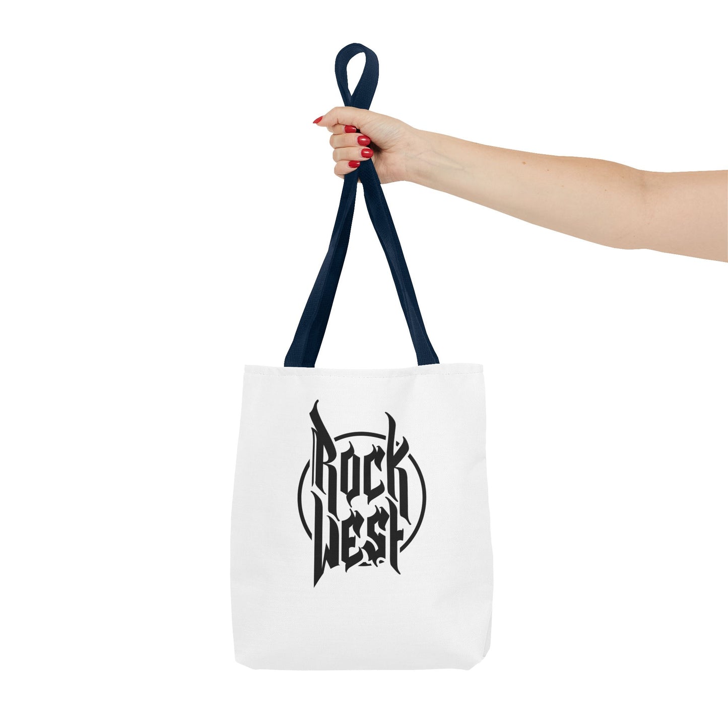Rock West Logo Tote Bag — Band Merch Canvas Tote for Concerts & Everyday Use