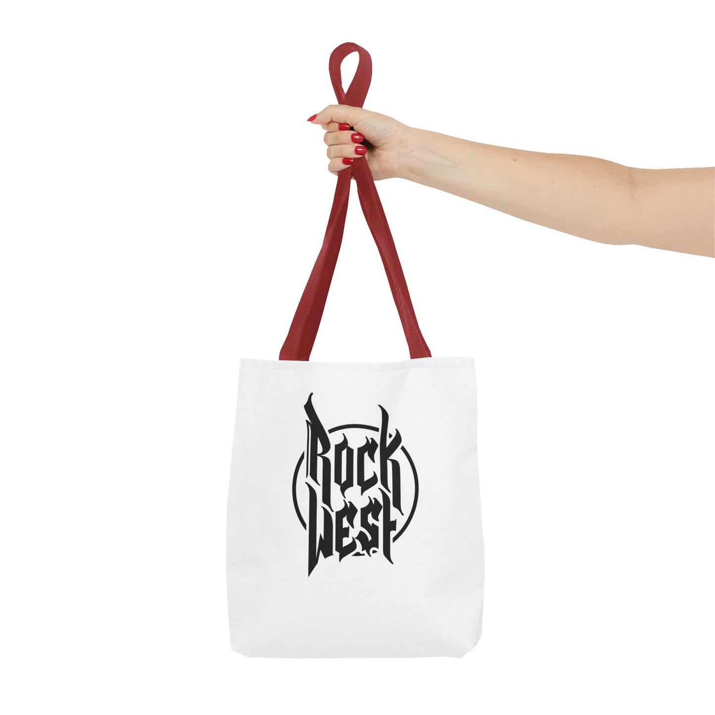Rock West Logo Tote Bag — Band Merch Canvas Tote for Concerts & Everyday Use