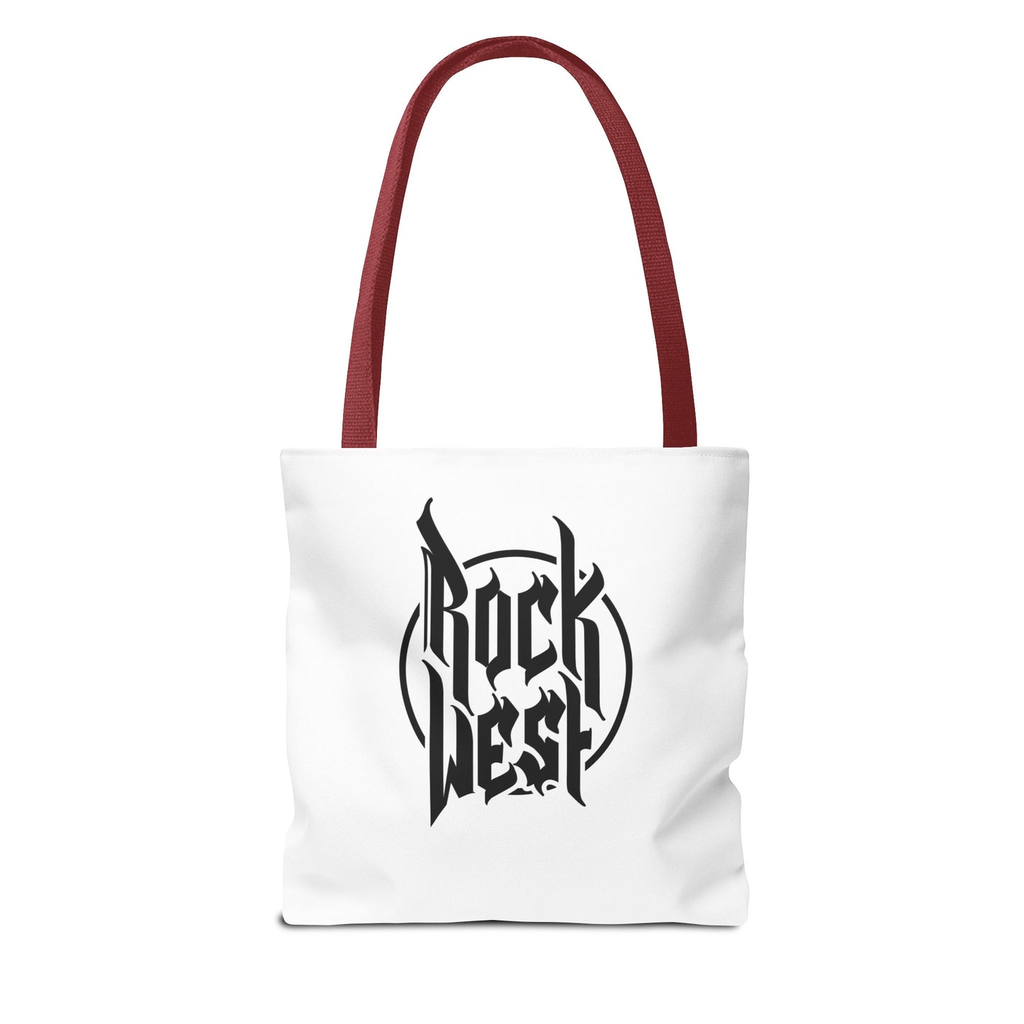 Rock West Logo Tote Bag — Band Merch Canvas Tote for Concerts & Everyday Use