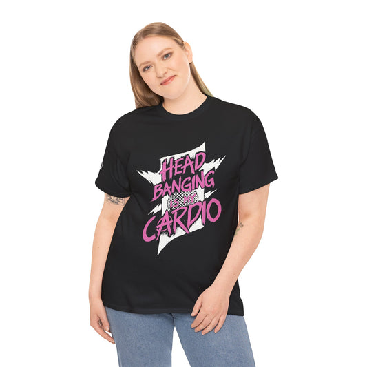 Headbanging Is My Cardio PINK T-Shirt