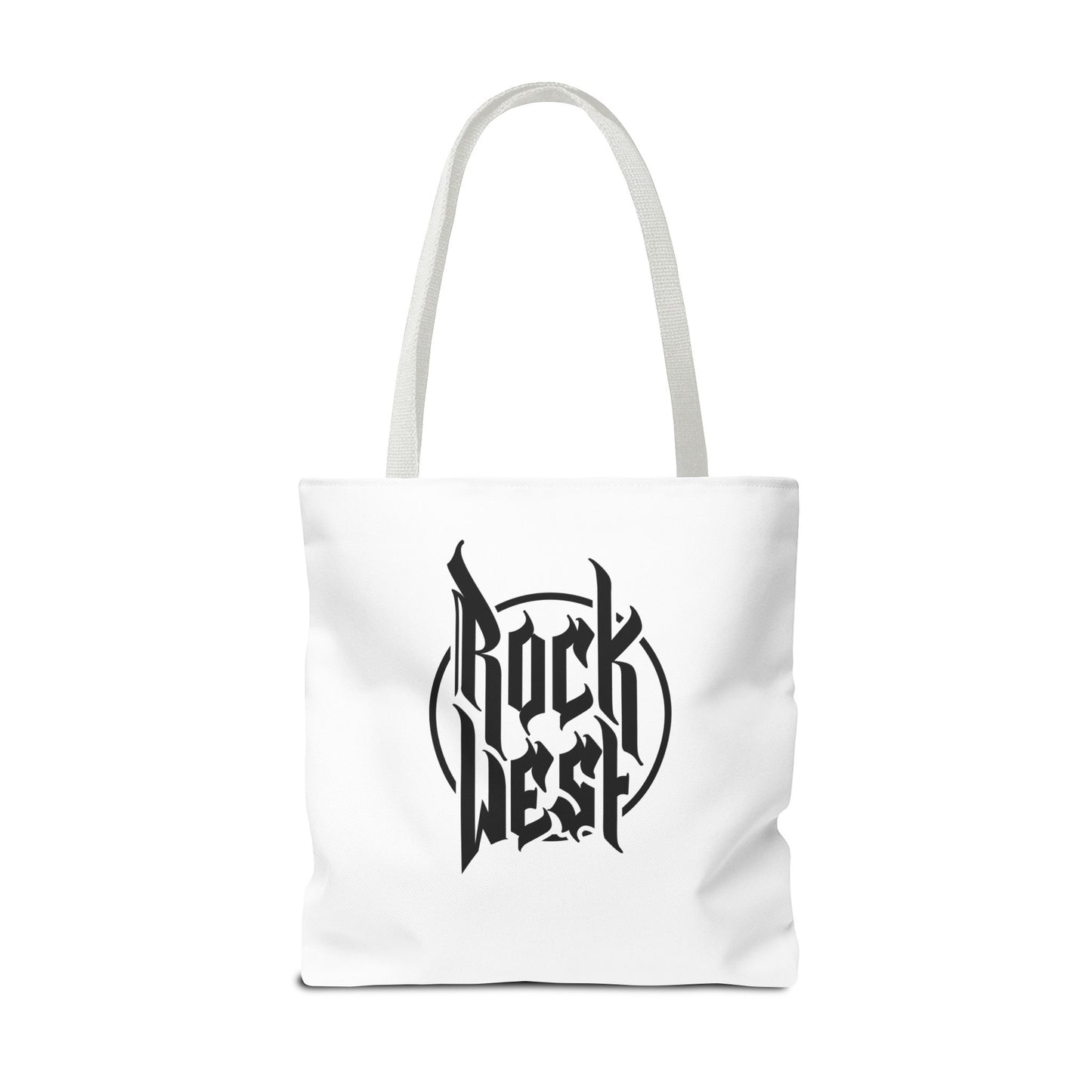 Rock West Logo Tote Bag — Band Merch Canvas Tote for Concerts & Everyday Use