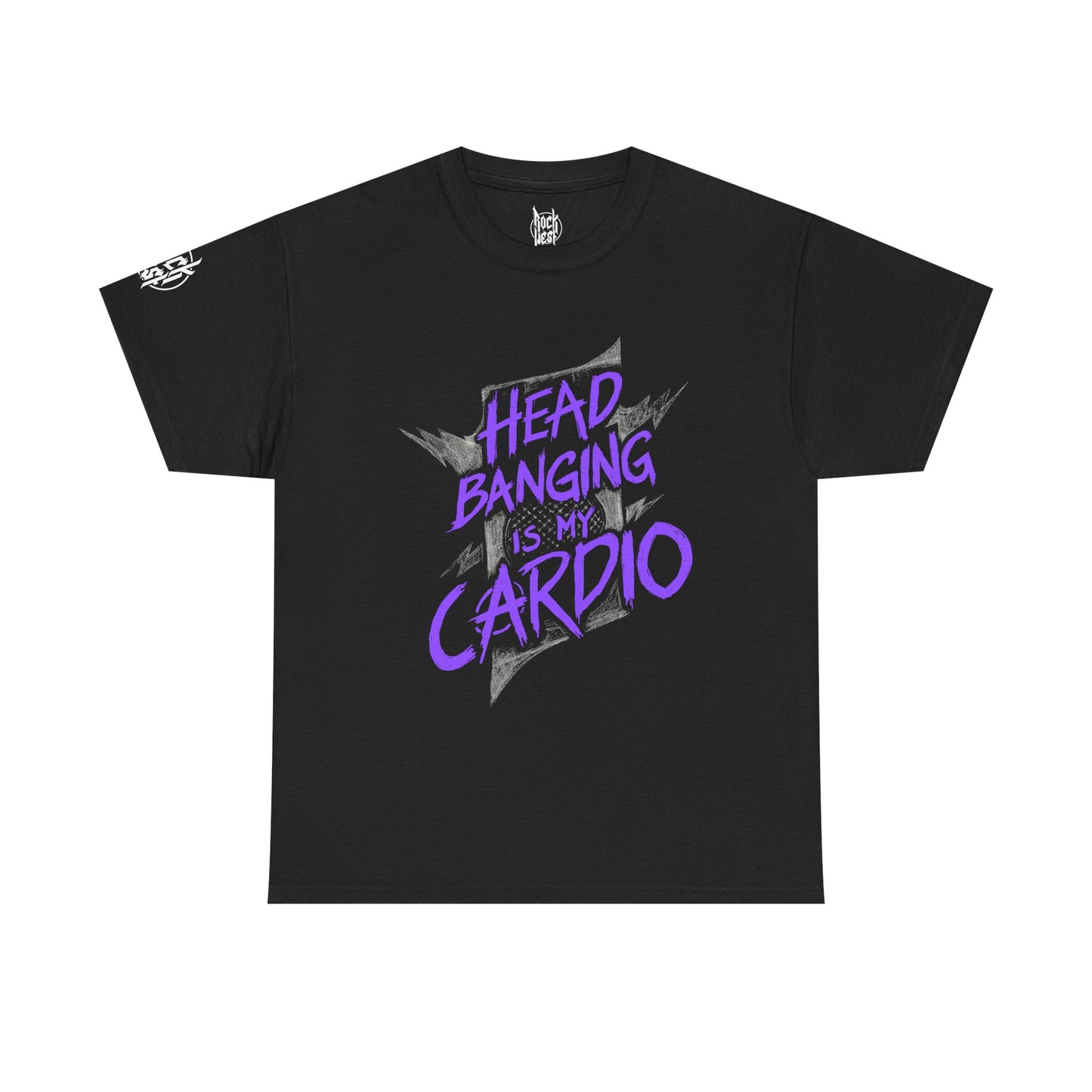 Headbanging Is My Cardio T-Shirt — Retro Rock Band Tee