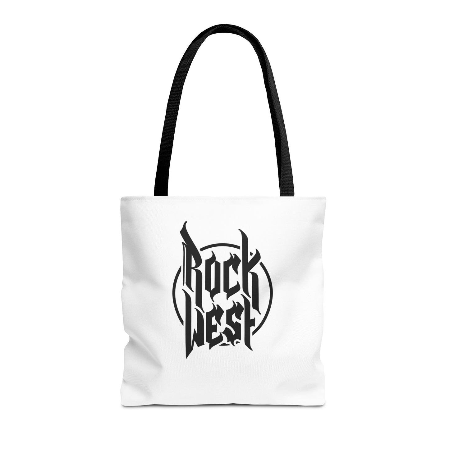 Rock West Logo Tote Bag — Band Merch Canvas Tote for Concerts & Everyday Use