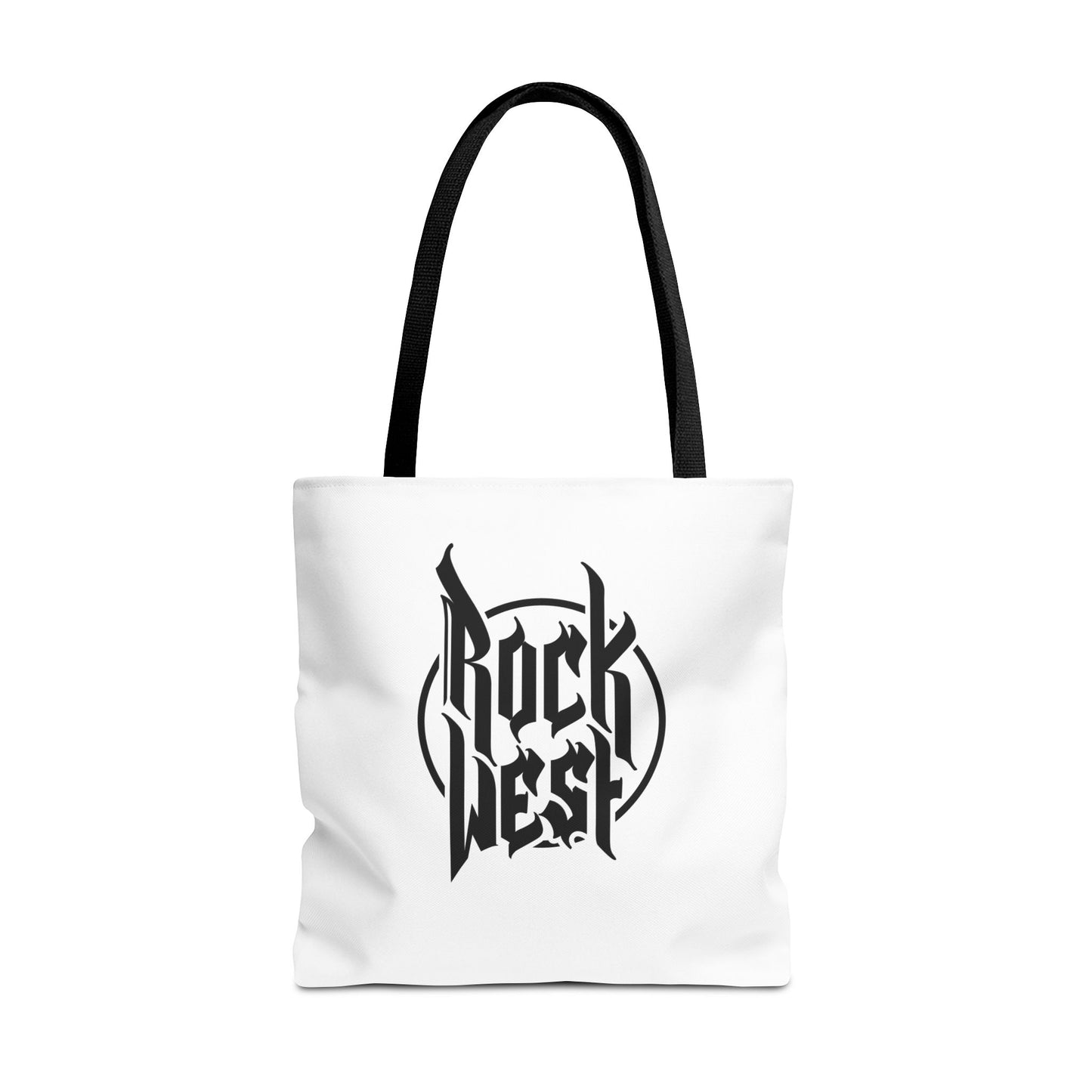 Rock West Logo Tote Bag — Band Merch Canvas Tote for Concerts & Everyday Use