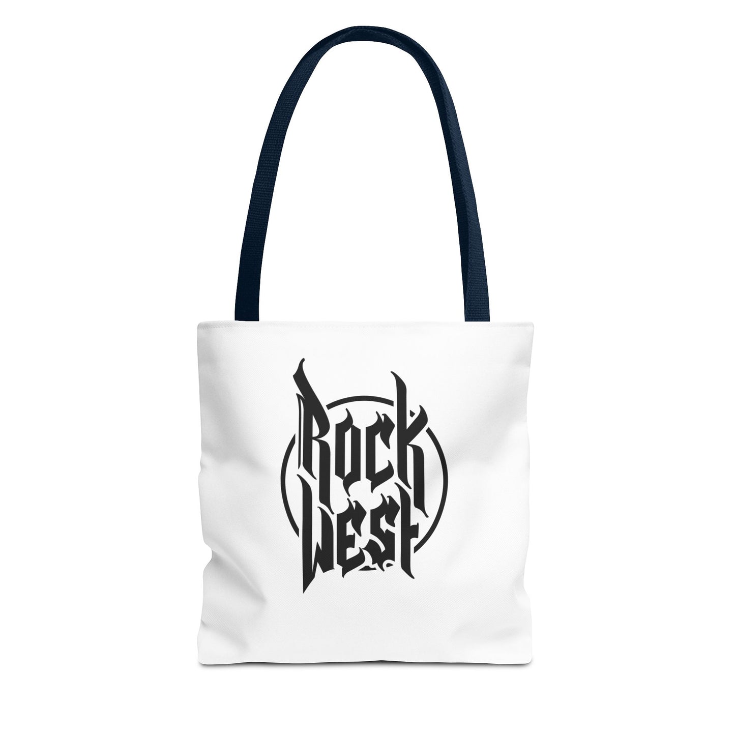 Rock West Logo Tote Bag — Band Merch Canvas Tote for Concerts & Everyday Use