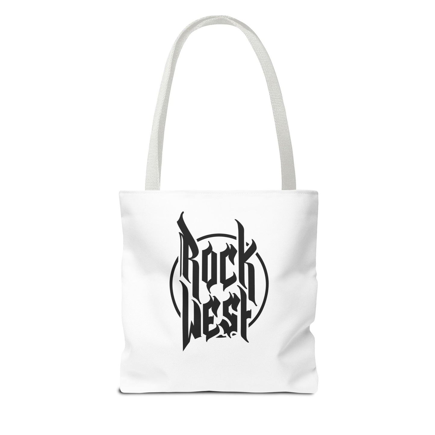Rock West Logo Tote Bag — Band Merch Canvas Tote for Concerts & Everyday Use