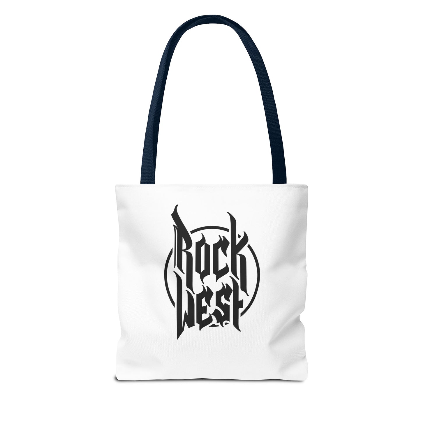 Rock West Logo Tote Bag — Band Merch Canvas Tote for Concerts & Everyday Use