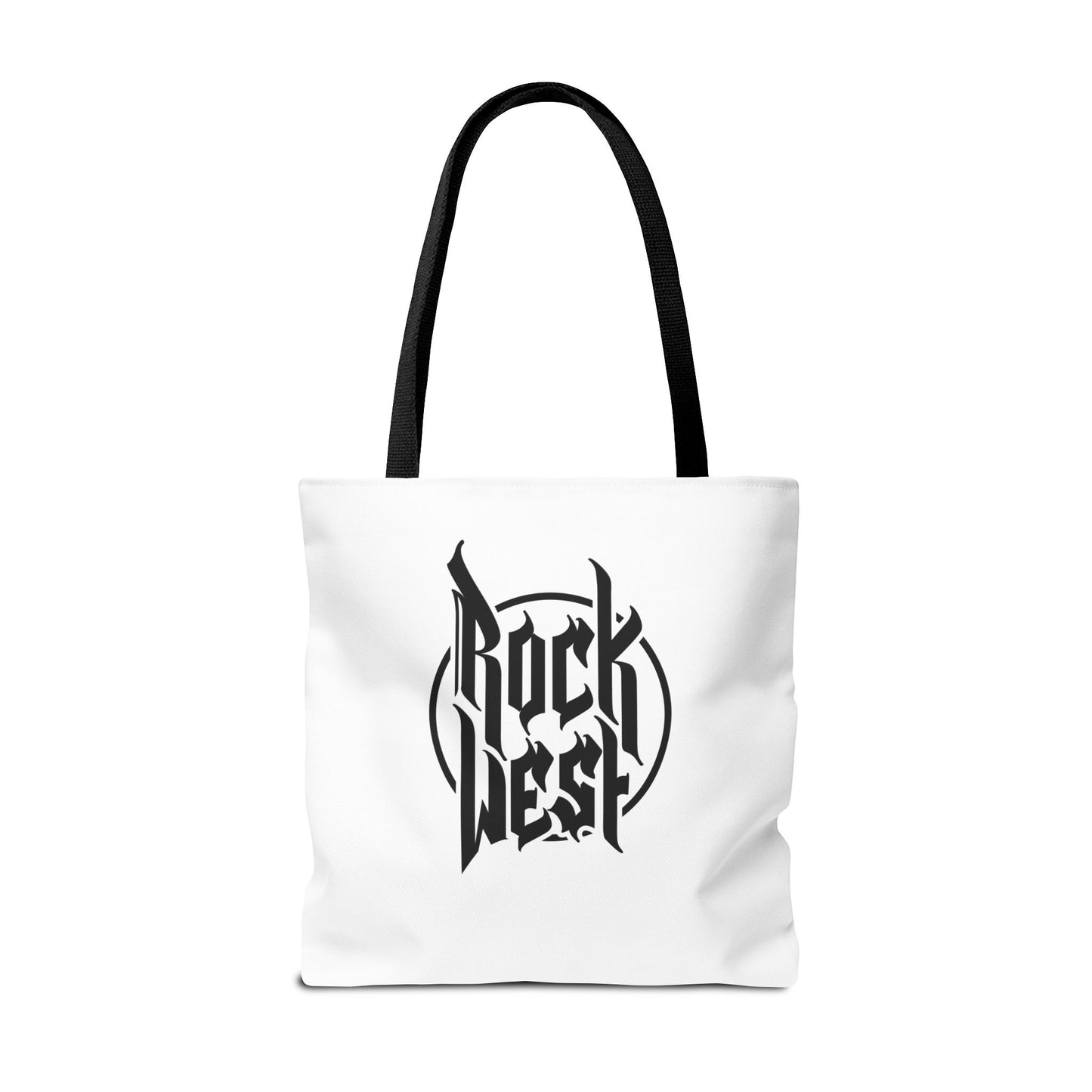 Rock West Logo Tote Bag — Band Merch Canvas Tote for Concerts & Everyday Use