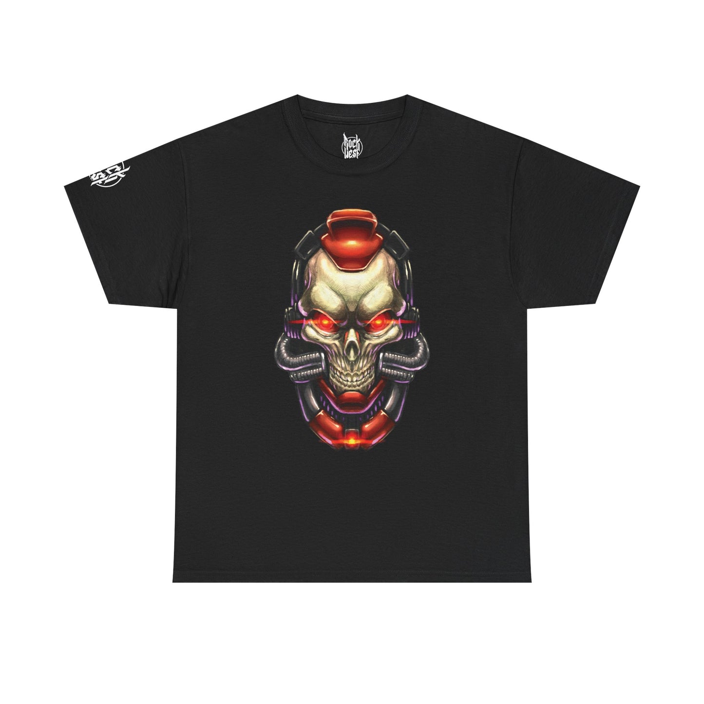 Skull Graphic Tee, Retro T-Shirt for Music Lovers, Festival Wear, Gift for Rock Enthusiasts, Edgy Streetwear, Everyday Casual